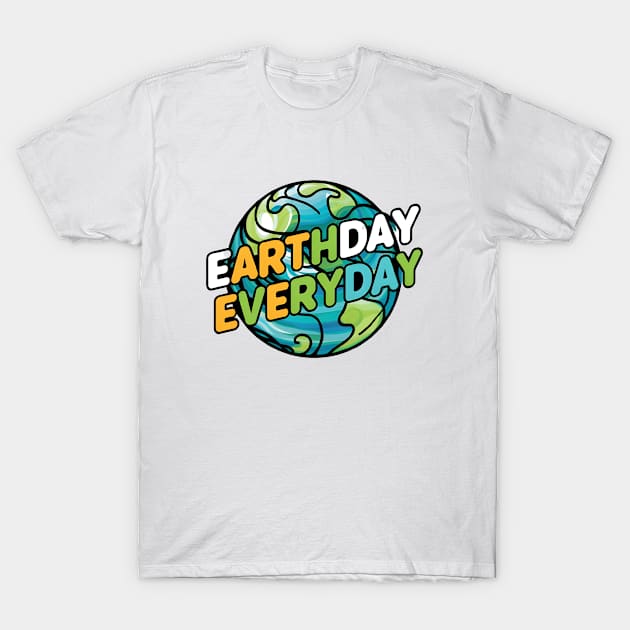 EARTHDAY EVERYDAY T-Shirt by LENTEE